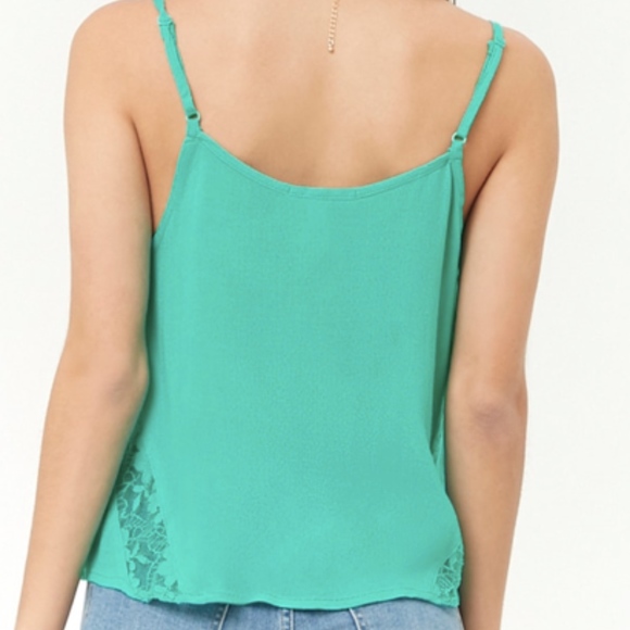 Embroidered Lace-Trim Swing Cami - Picture 7 of 8